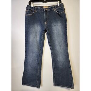 Steve & Barry's Womens Size 10S Short Blue Denim 5 Pockets Bootcut Jeans